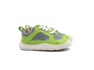 Pantofi sport copii Lui Kids, cod 3A1101, seria NETT, verde lime, piele naturala
