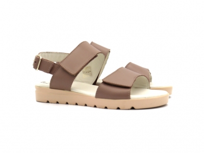 Sandale femei Lui Shoes, cod 2S680, seria MIA, bej, piele naturala