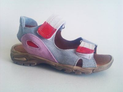 Sandale copii LM, cod 3S31, multicolor, piele naturala