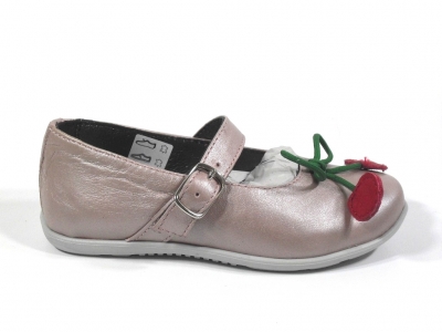 Pantofi copii fete LM, cod 6P101, seria CHERRY, ciulin, piele naturala