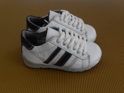 Pantofi sport copii LM, cod 3A296, seria ANDOS, alb, piele naturala