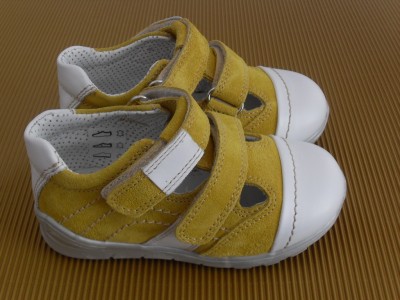Pantofi sport copii LM, cod 3A297, seria SANDY, galben, piele naturala