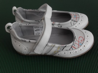Pantofi copii fete LM, cod 6P134, seria KITTY, multicolor, piele naturala