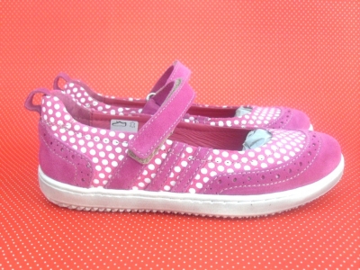 Pantofi copii fete LM, cod 6P182, seria KITTY, purpuriu, piele naturala