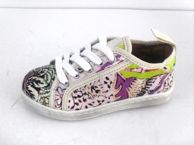 Pantofi sport copii LM, cod 3A356, seria DAY, crem, piele naturala
