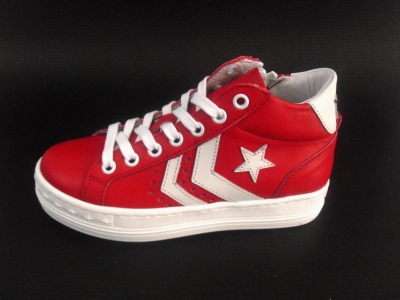 Pantofi sport copii LM, cod 3A371, seria MEGASTAR, rosu, piele naturala