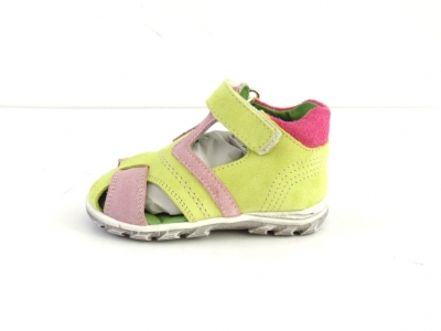 Sandale copii LM, cod 3S159, seria SIMBA, galben, piele naturala