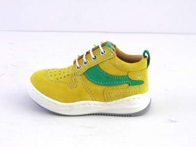 Pantofi sport copii LM, cod 3A409, seria DAFFY, galben, piele naturala