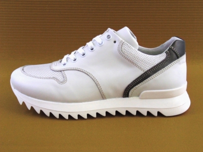 Pantofi sport femei LM, cod 2A247, seria NADIA, alb, piele naturala