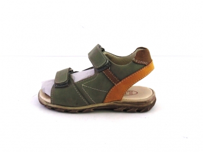 Sandale copii LM, cod 3S188, seria BERRY, gri, piele naturala
