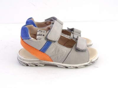 Sandale copii LM, cod 3S189, seria BERRY, gri deschis, piele naturala