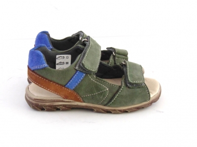Sandale copii LM, cod 3S190, seria BERRY, verde forest, piele naturala