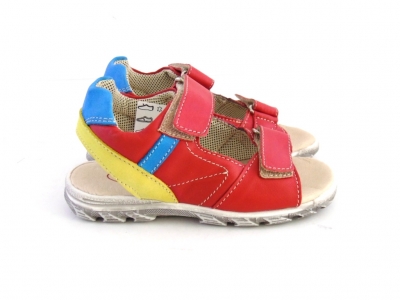 Sandale copii LM, cod 3S191, seria BERRY, rosu, piele naturala