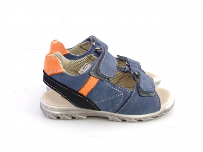 Sandale copii LM, cod 3S194, seria BERRY, bleumarin, piele naturala