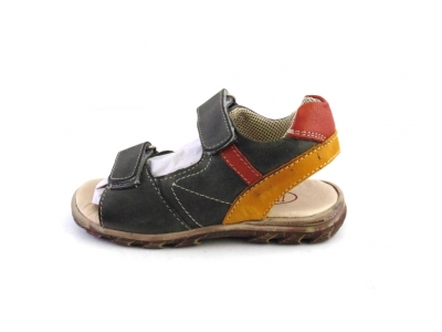 Sandale copii LM, cod 3S202, seria BERRY, verde forest, piele naturala
