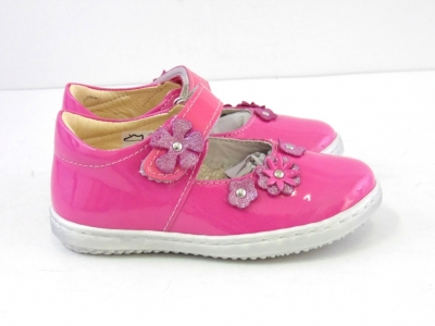 Pantofi copii fete LM, cod 6P204, seria PAMY, purpuriu, piele naturala