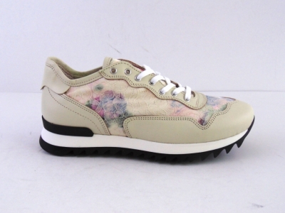 Pantofi sport femei LM, cod 2A261, seria SPORA, bej, piele naturala