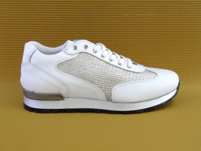 Pantofi sport femei LM, cod 2A276, seria LOLA, alb, piele naturala