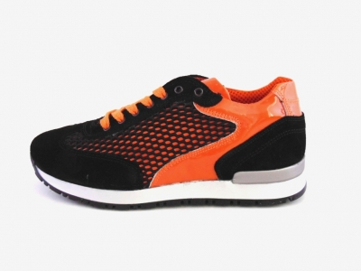 Pantofi sport femei LM, cod 2A277, seria LOLA, negru, piele naturala