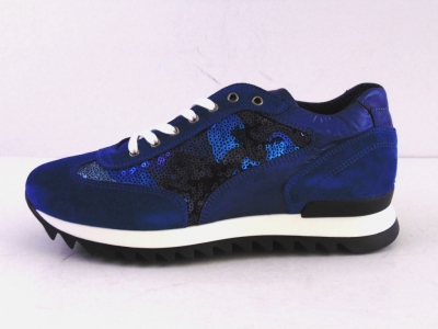 Pantofi sport femei LM, cod 2A280, seria LOLA, bleumarin, piele naturala