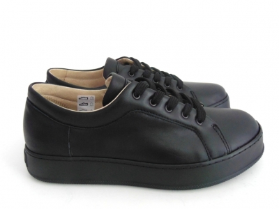 Pantofi sport femei LM, cod 2A289, seria DALIDA, negru, piele naturala