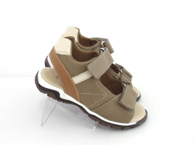 Sandale copii Lui.Gi, cod 3S211, seria BERRY, gri, piele naturala