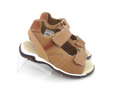 Sandale copii Lui.Gi, cod 3S212, seria BERRY, maro deschis, piele naturala