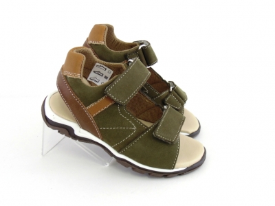 Sandale copii Lui.Gi, cod 3S215, seria BERRY, olive, piele naturala