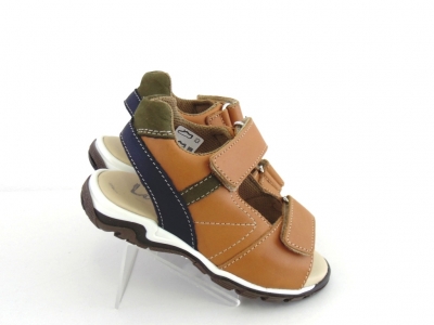 Sandale copii Lui.Gi, cod 3S216, seria BERRY, maro deschis, piele naturala