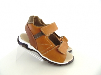 Sandale copii Lui.Gi, cod 3S217, seria BERRY, maro deschis, piele naturala