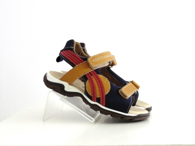 Sandale copii Lui.Gi, cod 3S224, seria CERCHI, bleumarin, piele naturala