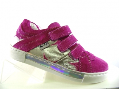 Pantofi sport copii fete Lui.Gi, cod 6A83, seria KIDDY GIRL, purpuriu, piele naturala