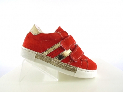 Pantofi sport copii fete Lui.Gi, cod 6A89, seria ANDOS, rosu, piele naturala