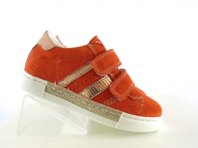 Pantofi sport copii fete Lui.Gi, cod 6A90, seria ANDOS, caramiziu, piele naturala