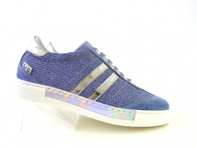 Pantofi sport femei Lui.Gi, cod 2A301, seria NADAL, azur, piele naturala