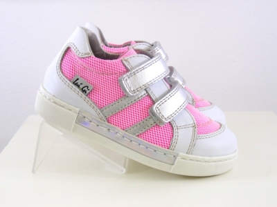 Pantofi sport copii fete Lui.Gi, cod 6A105, seria ANDOS, roz pal, piele naturala