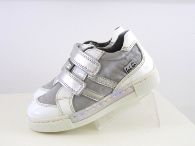 Pantofi sport copii fete Lui.Gi, cod 6A112, seria KIDDY GIRL, alb, piele naturala