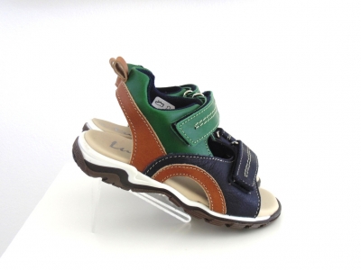 Sandale copii Lui.Gi, cod 3S245, seria JOLIE, bleumarin, piele naturala