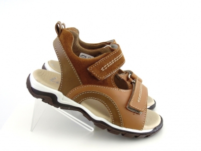 Sandale copii Lui.Gi, cod 3S248, seria JOLIE, maro deschis, piele naturala