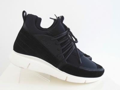 Pantofi sport femei Lui.Gi, cod 2A303, seria RUNNER, negru, piele naturala