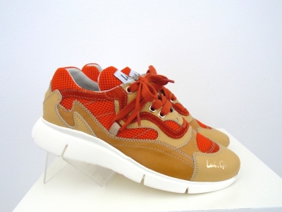 Pantofi sport femei Lui.Gi, cod 2A305, seria VOGUE, galben mustar, piele naturala