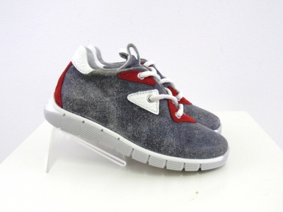 Pantofi sport copii Lui.Gi, cod 3A455, seria LUI, gri, piele naturala