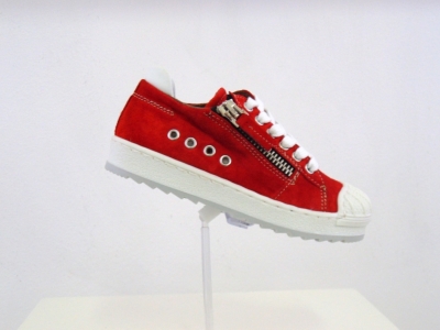 Pantofi sport copii Lui.Gi, cod 3A494, seria ZIPPY, rosu, piele naturala
