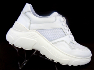Pantofi sport femei Lui.Gi, cod 2A325, seria LARA, alb, piele naturala